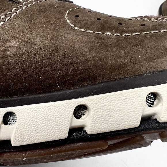 Clarks UnStructured Brown Leather Mesh Lace Up Shoes Men's 10M 33628 EUC - Picture 7 of 11